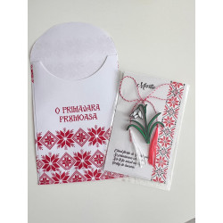 Mărțișor Ghiocel printat 3D