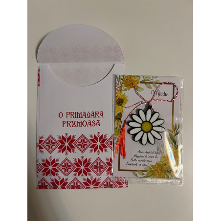 Mărțișor Margaretă printat 3D