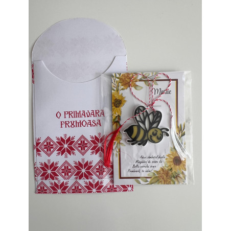 Mărțișor Albinuță printat 3D