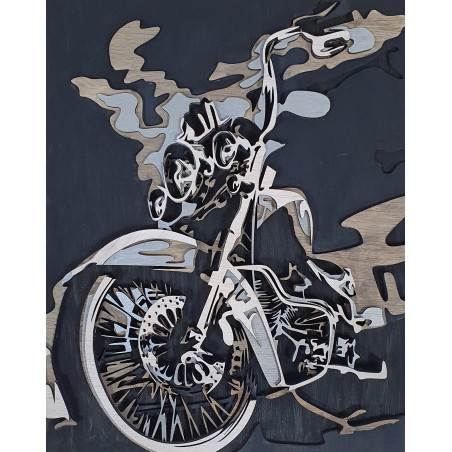 Tablou multistrat motocicleta