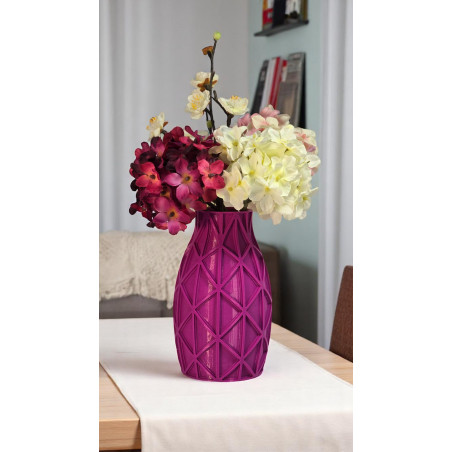Vaza roz fucsia printata 3D