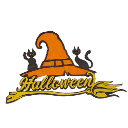 Tablou multistrat Palarie Halloween